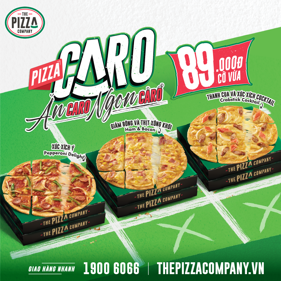 PIZZA CARO - ĂN NGON CẢ RỔ