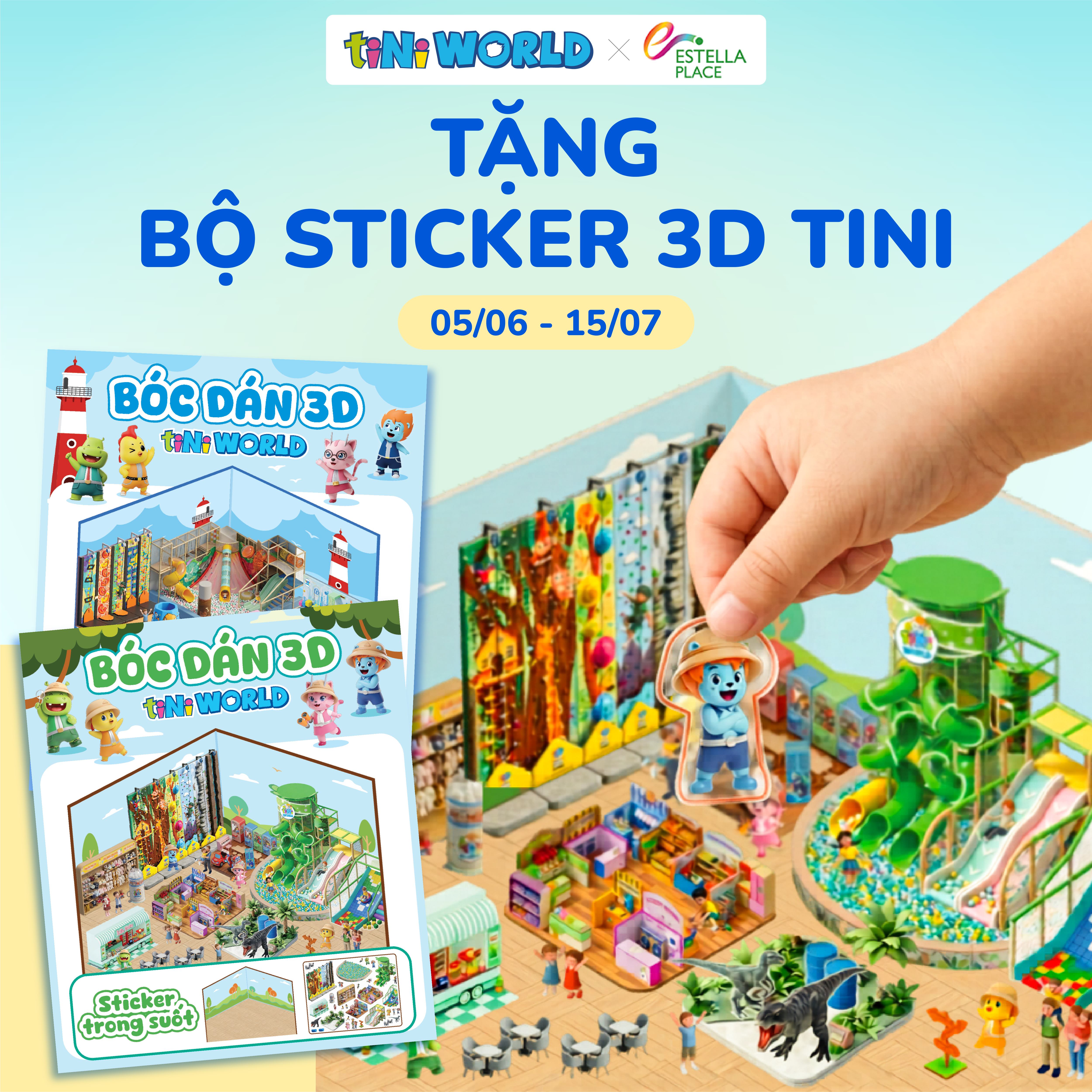 COLLECT tiNi 3D STICKERS – EXPLORE THE WORLD OF tiNiWorld​