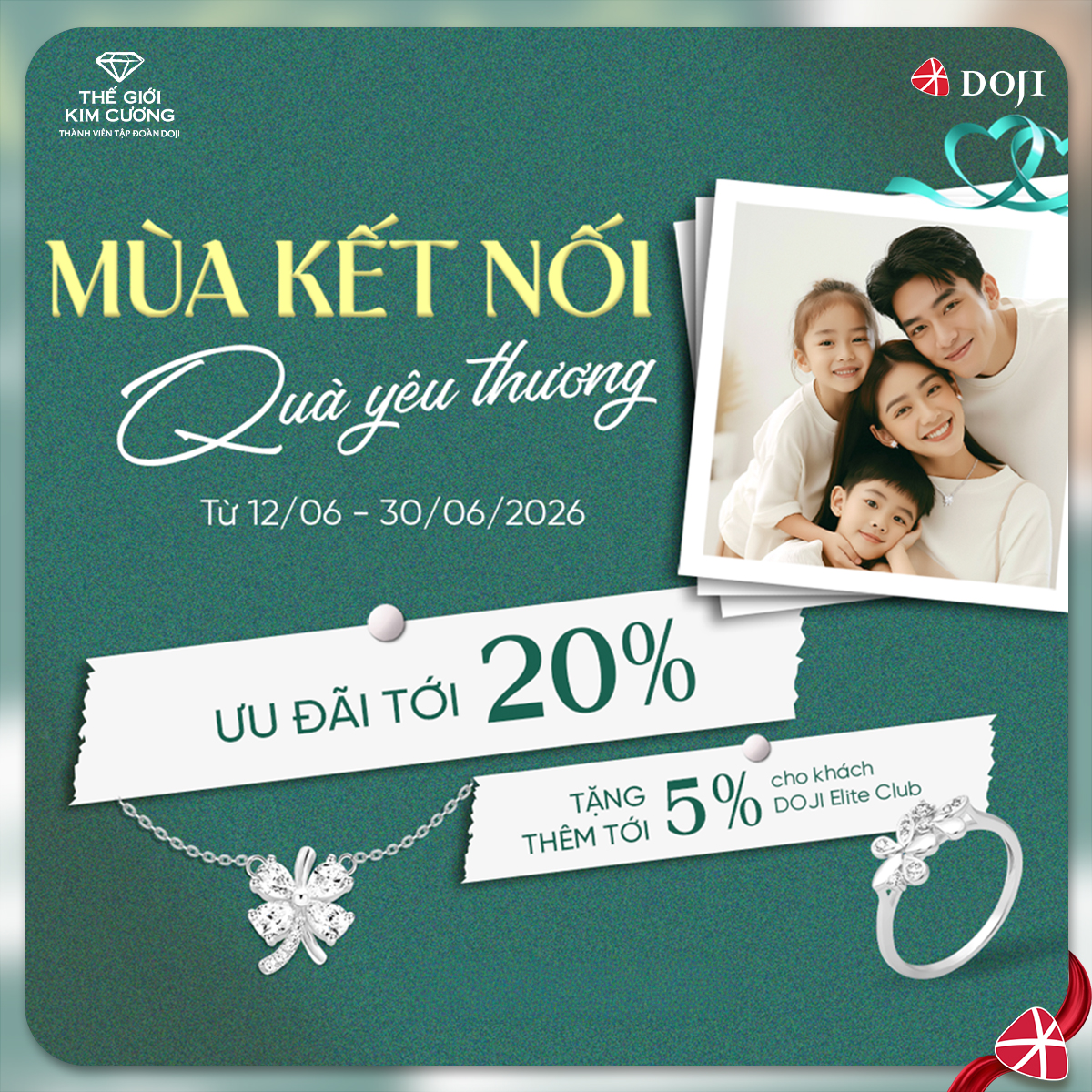 MÙA KẾT NỐI - QUÀ YÊU THƯƠNG VỚI TRANG SỨC CHỈ TỪ 10 TRIỆU