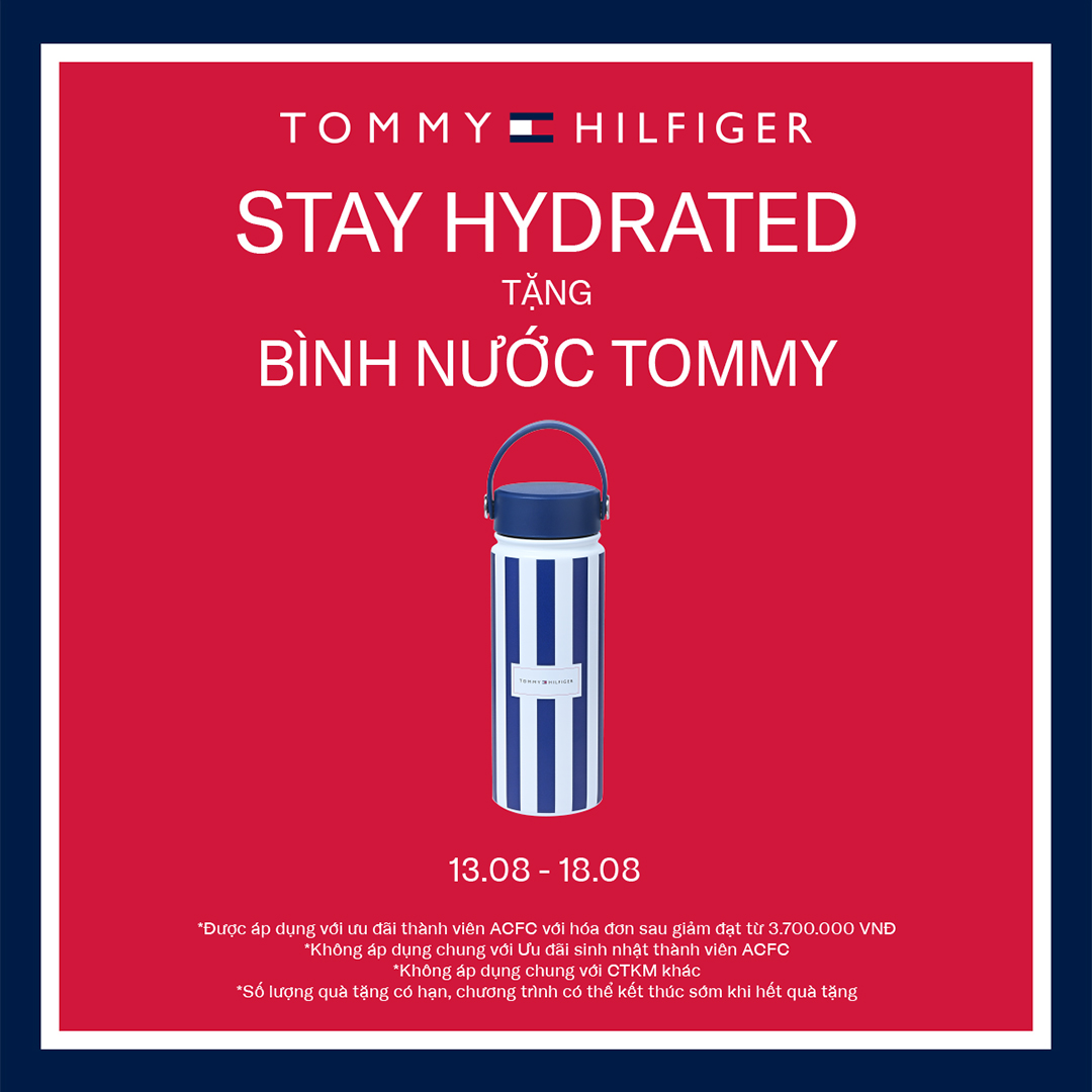 TOMMY HILFIGER - STAY HYDRATED