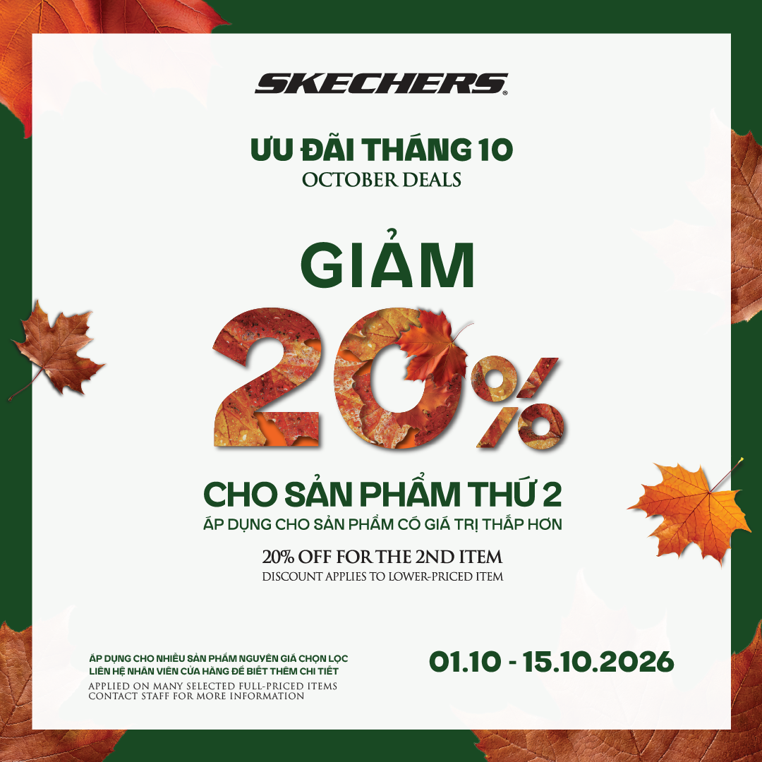 OCTOBER DEALS – MUA THÊM, ƯU ĐÃI THÊM 🛍️✨