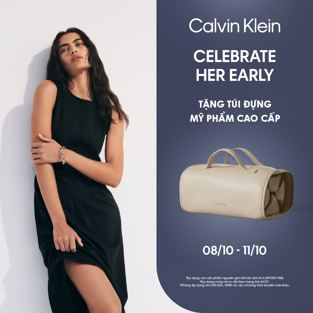 CALVIN KLEIN - CELEBRATE HER EARLY - TẶNG TÚI ĐỰNG MỸ PHẨM CAO CẤP