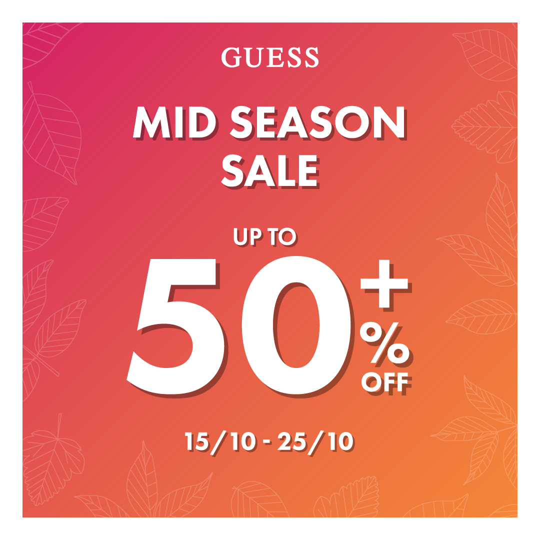 GUESS - MID SEASON SALE - UP TO 50%+ OFF