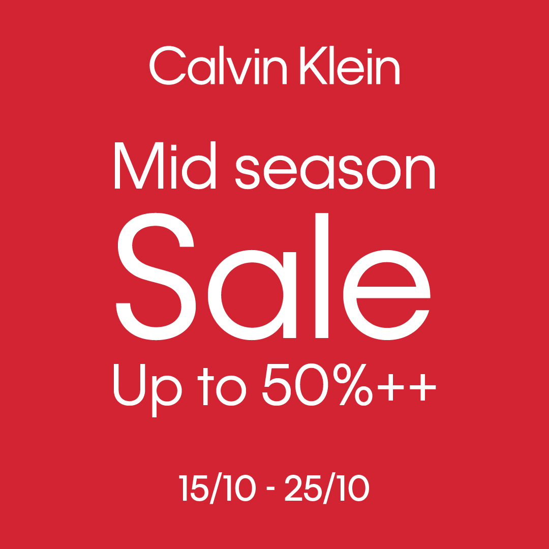 CALVIN KLEIN - MID SEASON SALE - UP TO 50%++